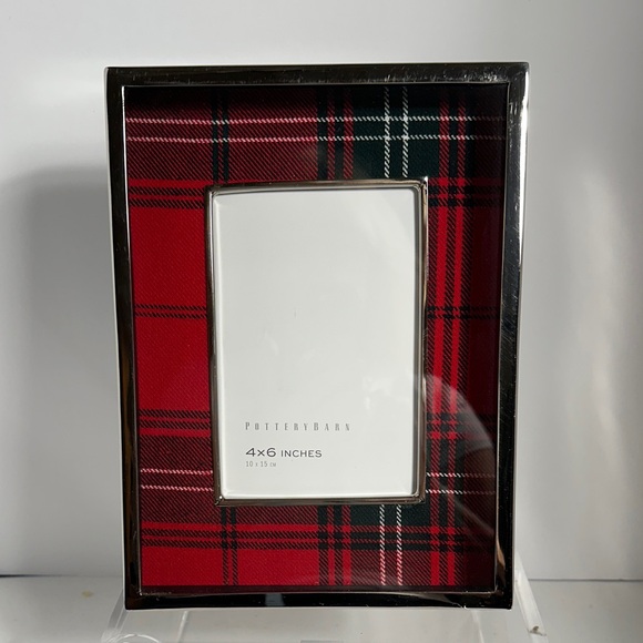 Pottery Barn Other - Pottery Barn Lynbrook Plaid 4”x6” Picture Frame